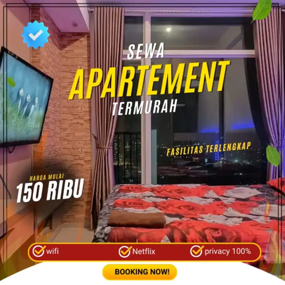 Sewa Apartemen Tangerang TREEPARK Serpong HARIAN/TRANSIT Termurah