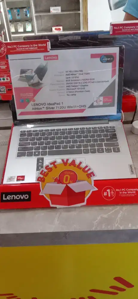 Lenovo 14 HD silver