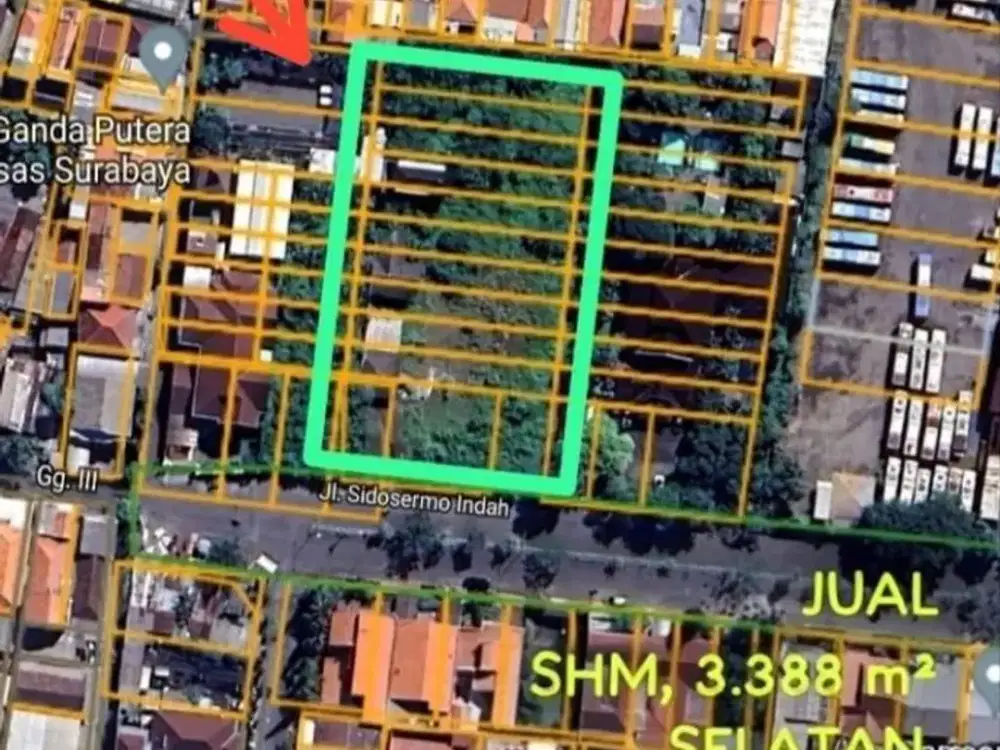 Tanah RAYA SIDOSERMO INDAH STRATEGIS