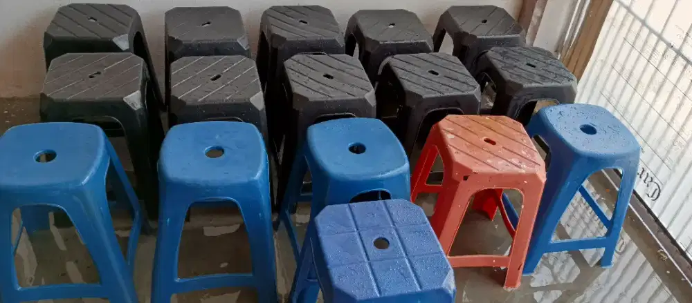 Kursi plastik baso(bekas konveksi)tebal (kokoh)