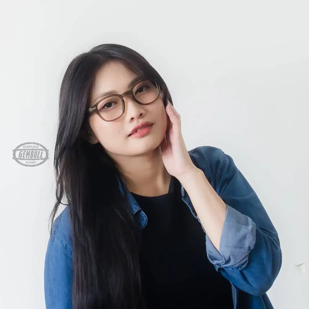 Gembull Umy - Kacamata Kotak Premium Simple Nyaman Dipakai -Bintari 05