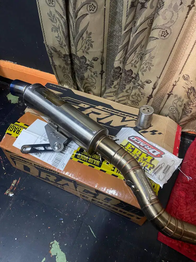 Knalpot racing ERM bebasan inlet 45