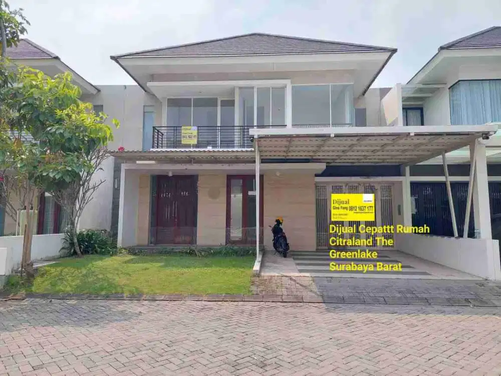 dijual rumah bagus murah di greenlake Surabaya barat