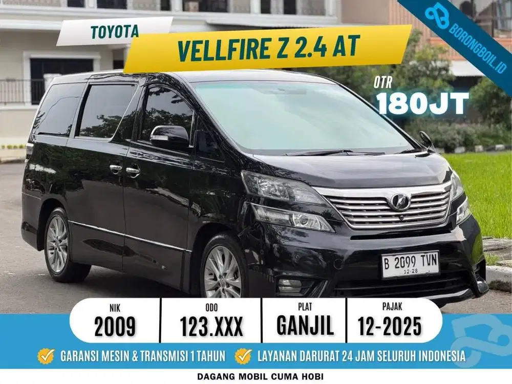 TERMURAH!!VELLFIRE 2.4  Z PREMIUM SOUND AT 2009