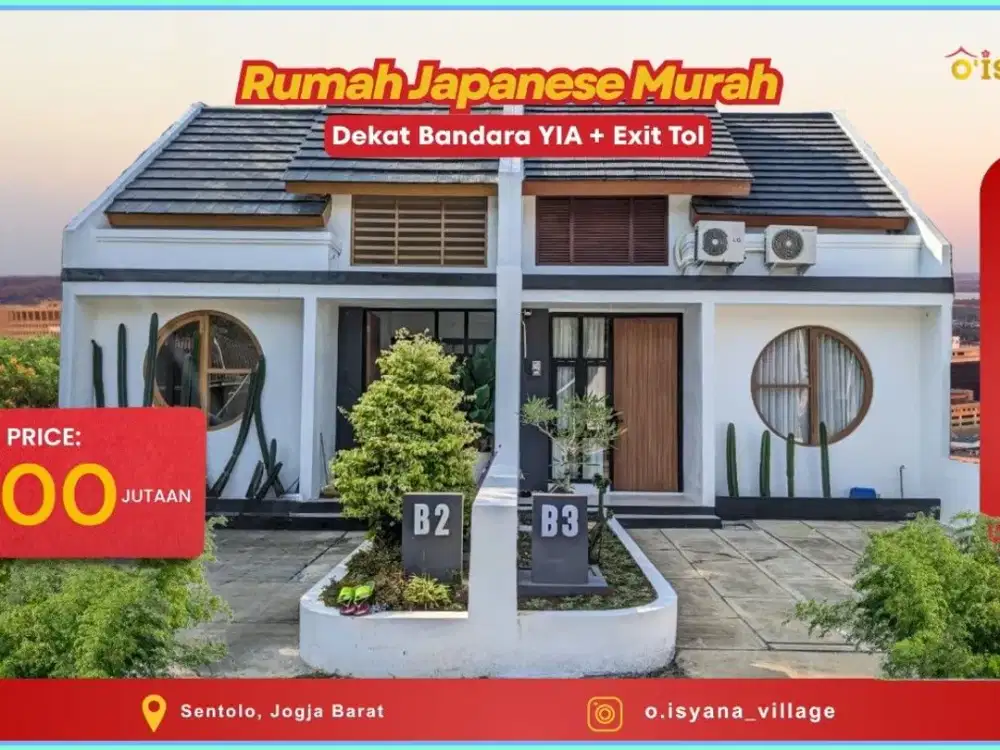 RUMAH DEKAT BANDARA YIA BELAKANG BRIMOB SENTOLO 20 MENIT KE KOTA