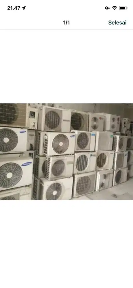 Terima beli ac bekas mati/rusak