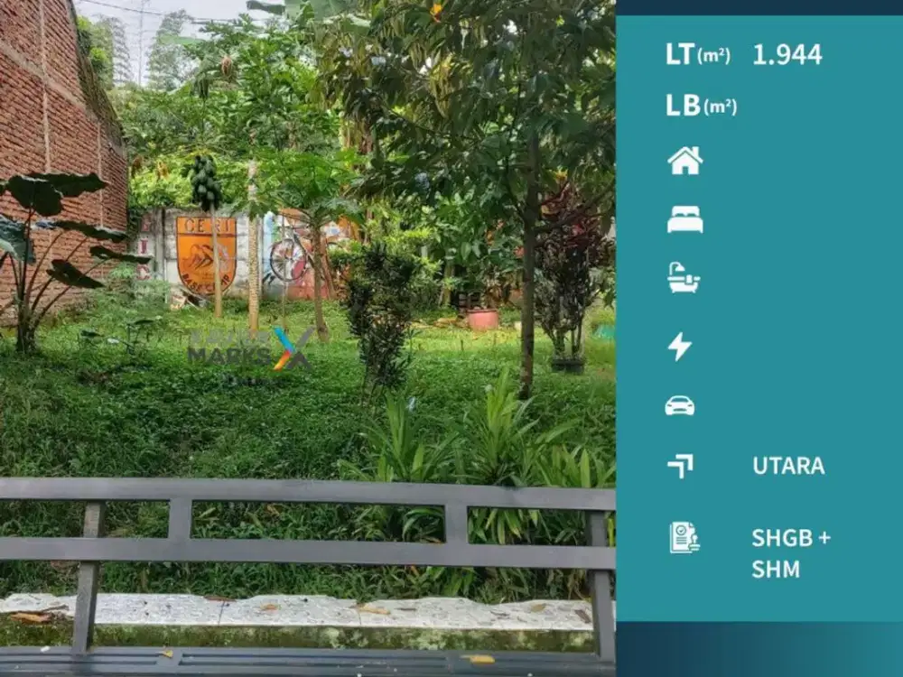 Dijual Tanah Kavling Murah Bisa dibangun Perumahan baru di Buring Malang