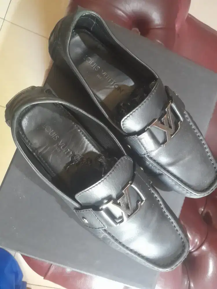 Sepatu LV Montecarlo Pria sz 43 Hitam