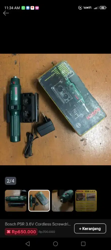 Bosch psr 3,6 V