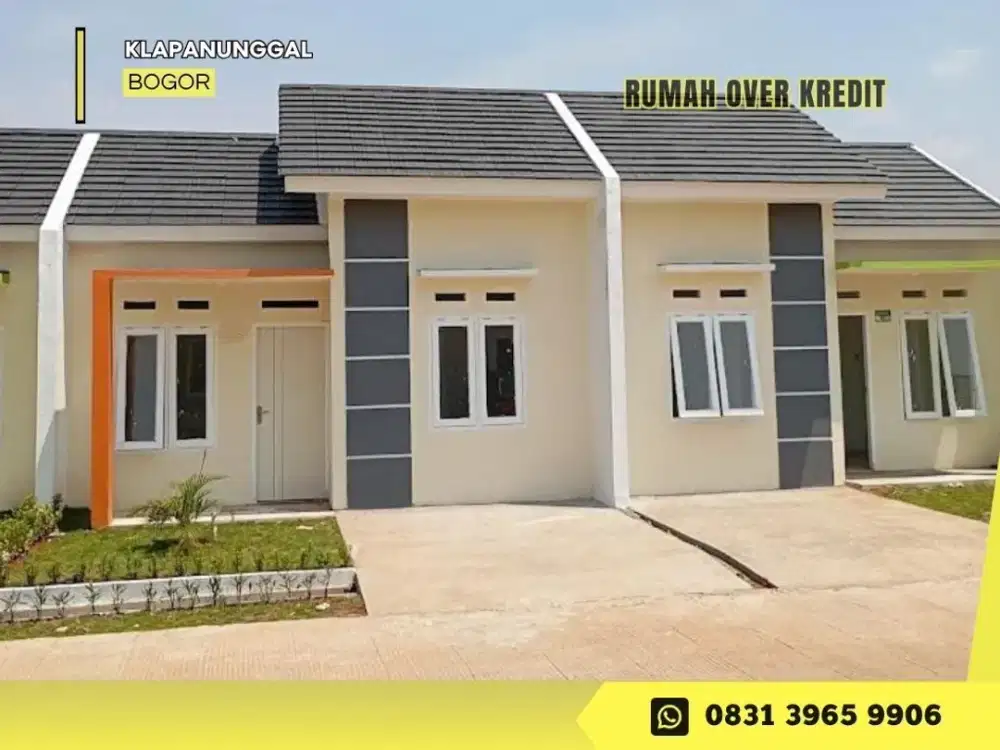 Rumah Over Kredit murah 39JT ccln flat di Pesona Kahuripan 1 dkt Tol