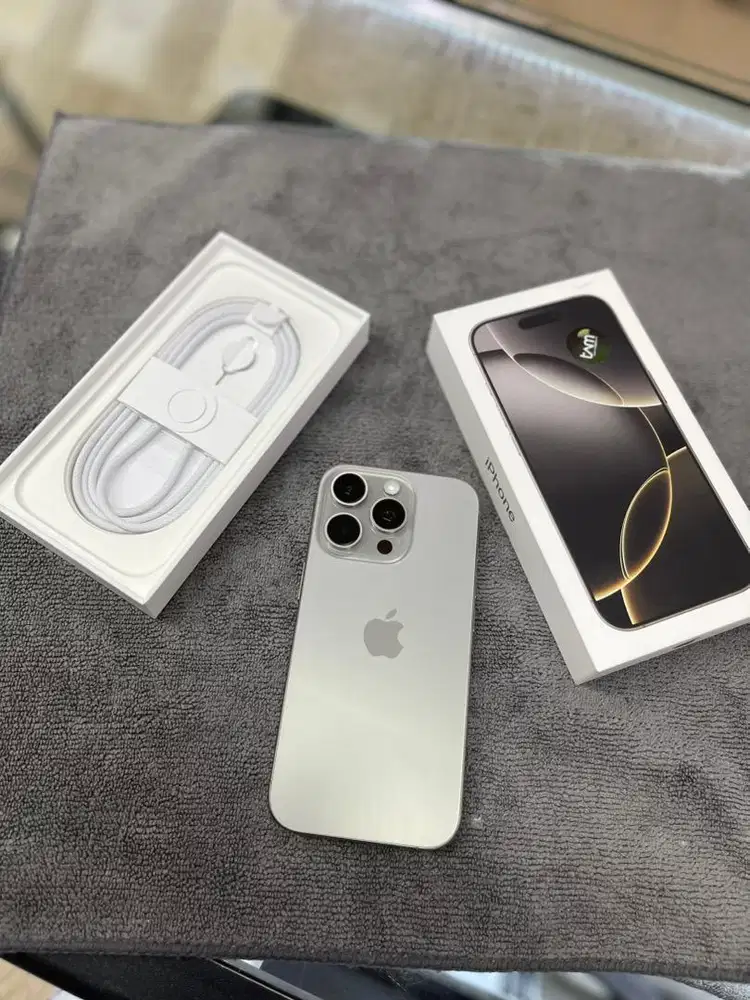 Iphone 16pro 128 Natural ibox on 13/04/2026 fullset mulus