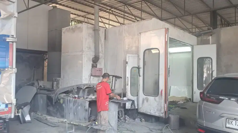 Mesin cat oven mobil