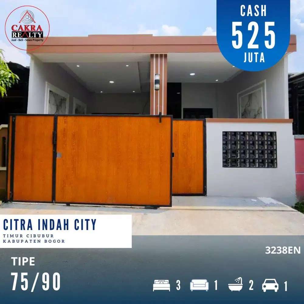 Rumah minimalis siap huni di citra indah city