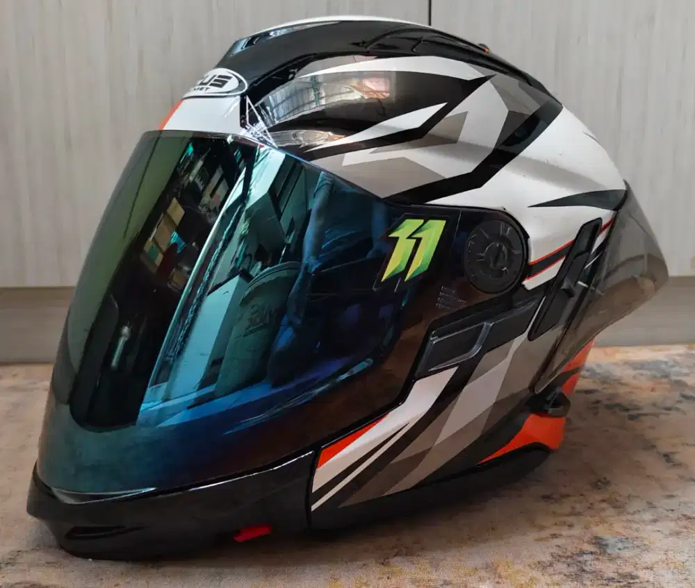 Helm Modular Zeus ZS613C Mulis size XL + busa M