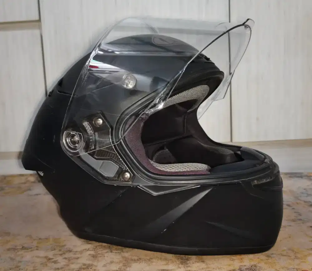 Helm KYT TT-Course Size M hitam dof