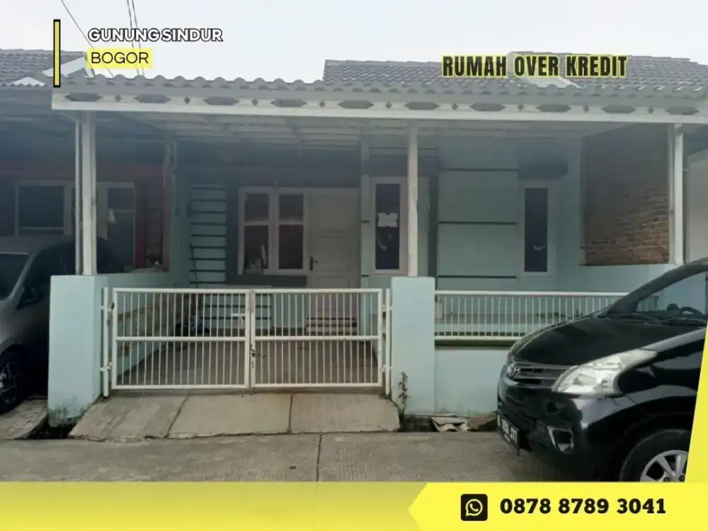 Rumah Take Over 89JT dkt Stasiun di Perum Grand Bukit Dago Bogor