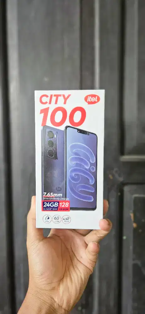 Itel city 100 8/128 BARU GARANSI 1TH