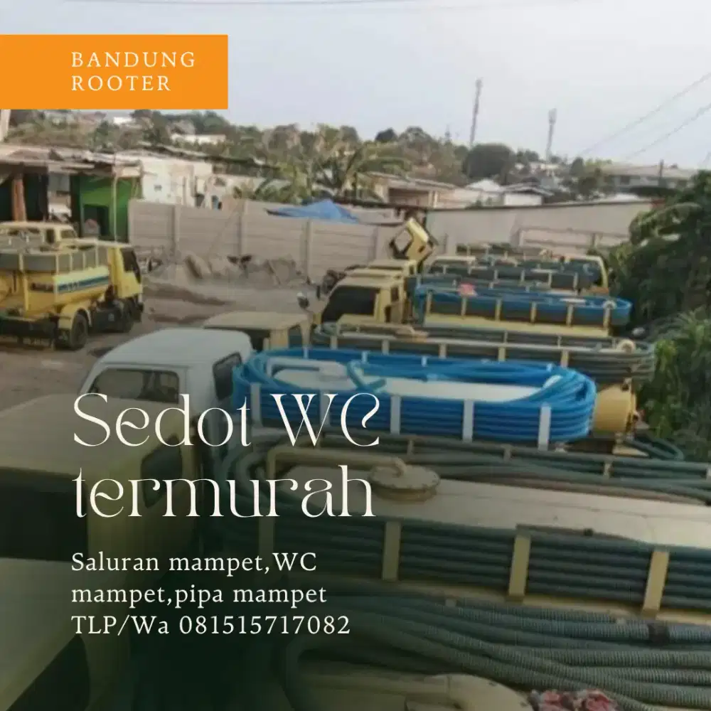 JASA SEDOT WC DAN PELANCARAN SALURAN JATINANGOR TERMURAH