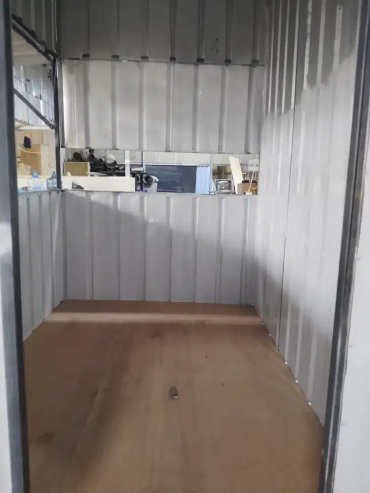Booth kontener bergai ukuran