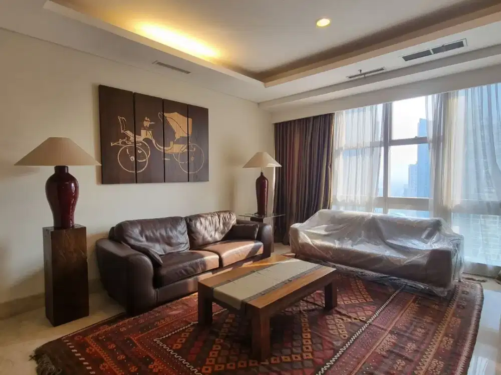 Dijual Apartment The Capital Residence, SCBD Jakarta Selatan - Tipe 3+1 BR Furnished High Floor Best View