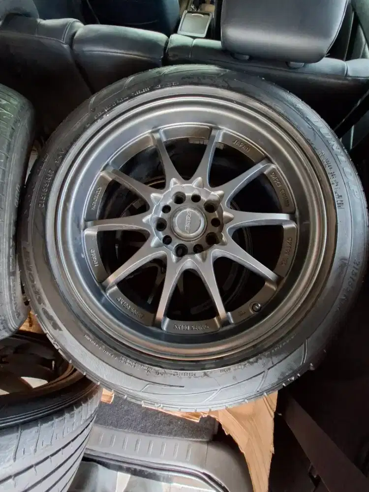 Jual velg rays CE28 ring 17 bekas dan ban