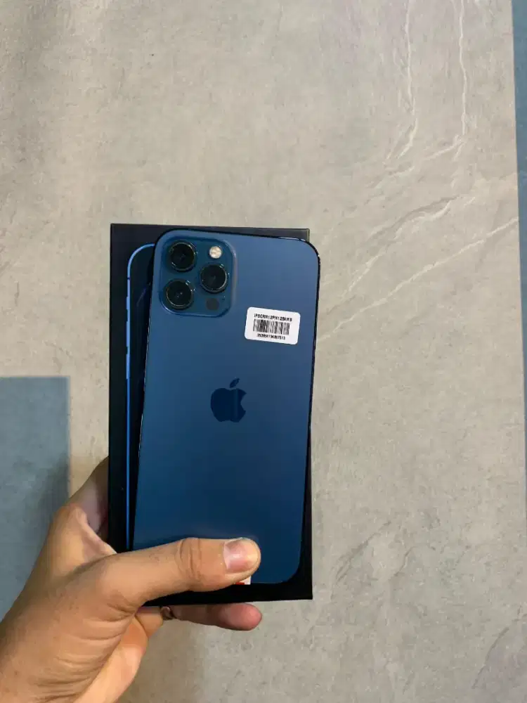 Iphone 12 pro Max 128 gb garansi ibox fullset no minus