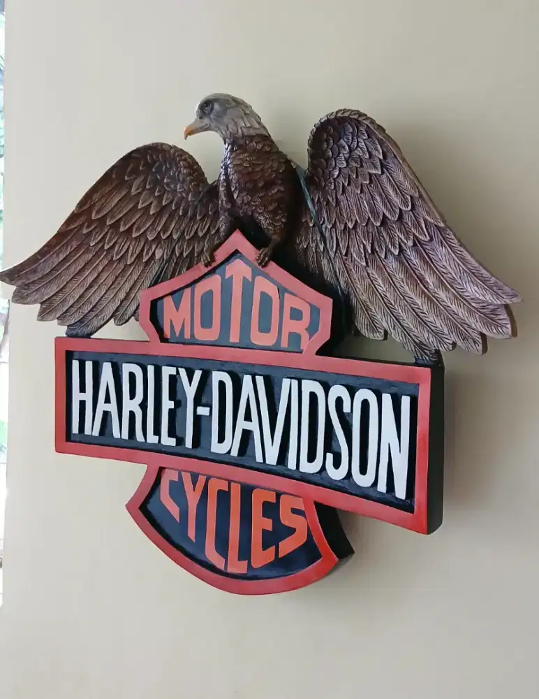 Pajangan vintage harley davidson
