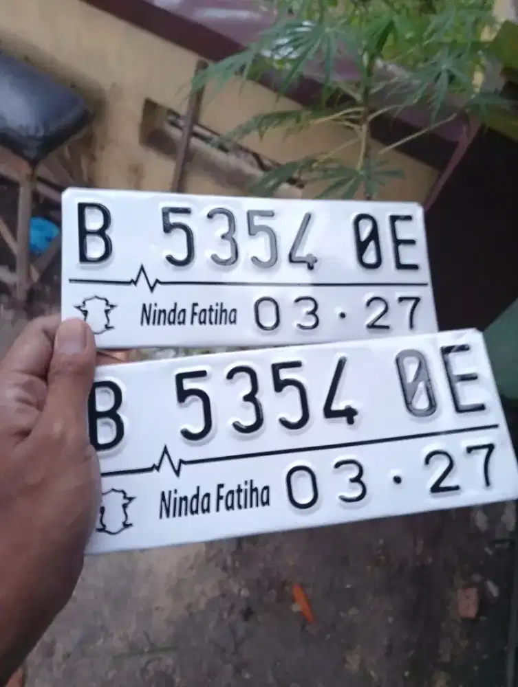PLAT NOMOR BAUT TANAM