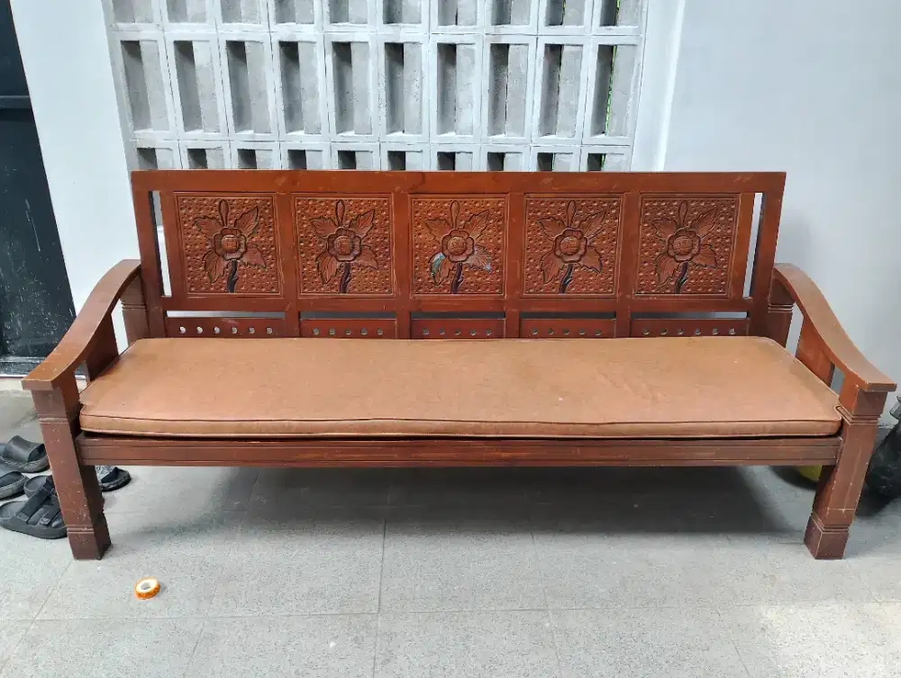 Kursi Kayu Kursi Vintage Kursi Taman Panjang Istimewa