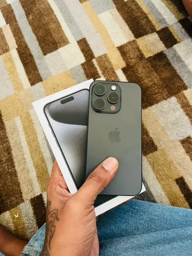 Iphone 15 pro 256GB ex ibox fullset