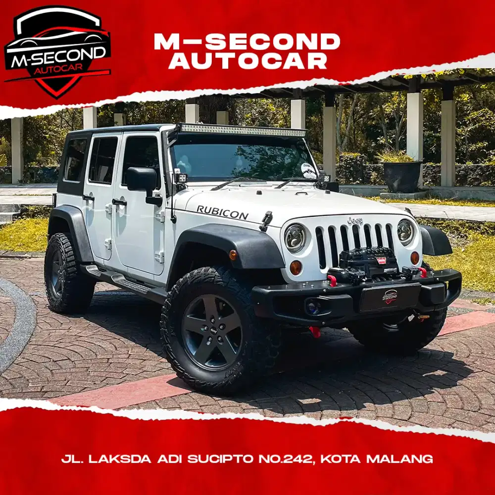 Jeep Wrangler 3.8 4x4 Bensin Matic Triptonic A/T 2010 Putih km 50ribu