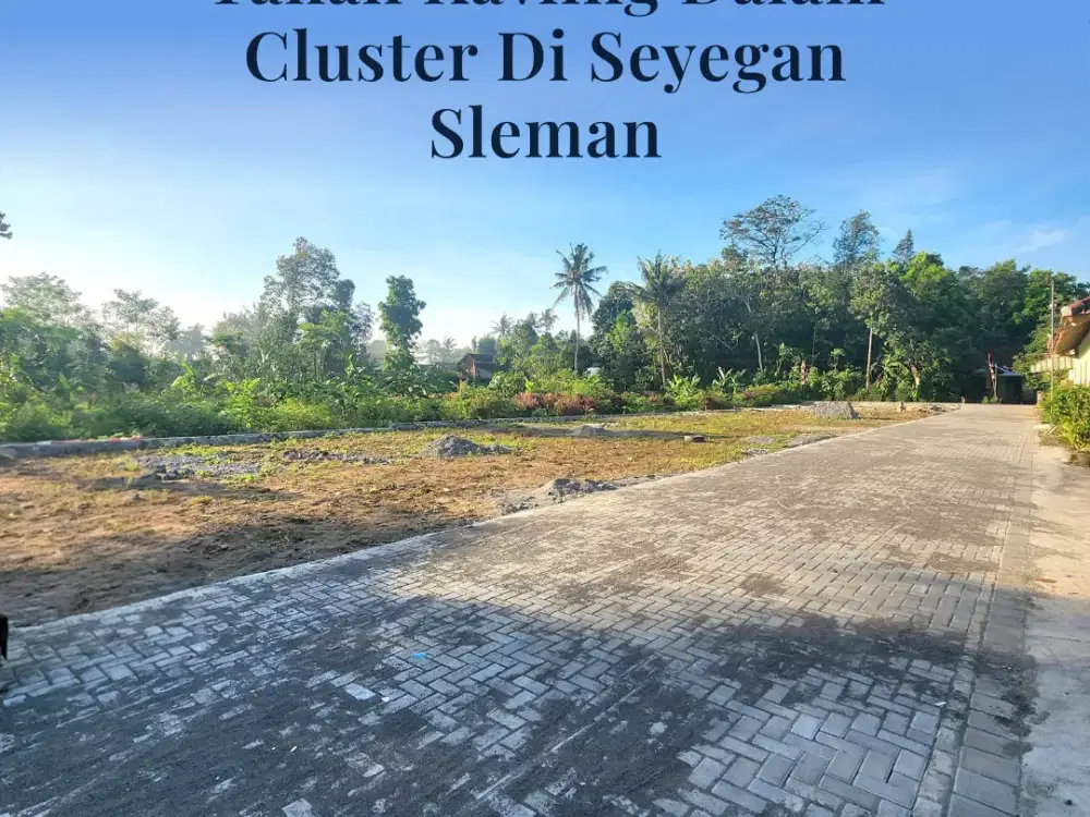 TANAH KAVLING SHM DALAM CLUSTER DI SLEMAN