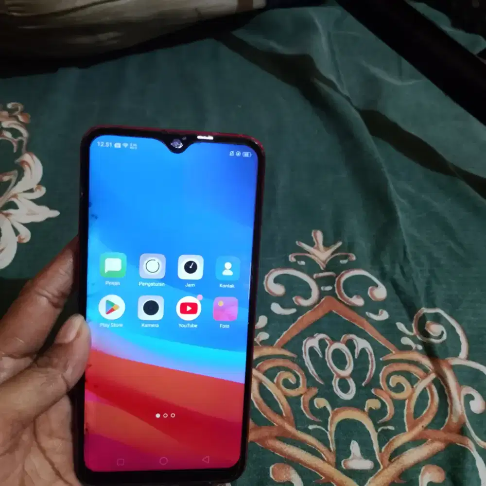 Dijual hp opodengan kondisi apa adanya a5s ram 3