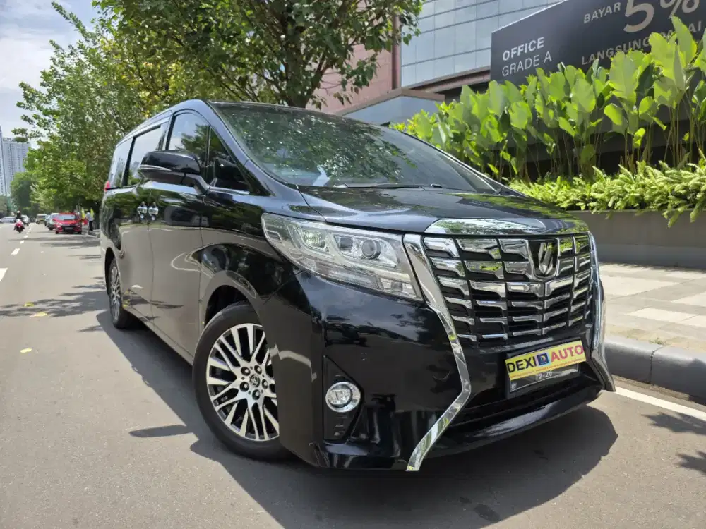 (KM12000) TOYOTA ALPHARD G ATPM 2017 NIK 2016 KAYA BARU KM RENDAH!!