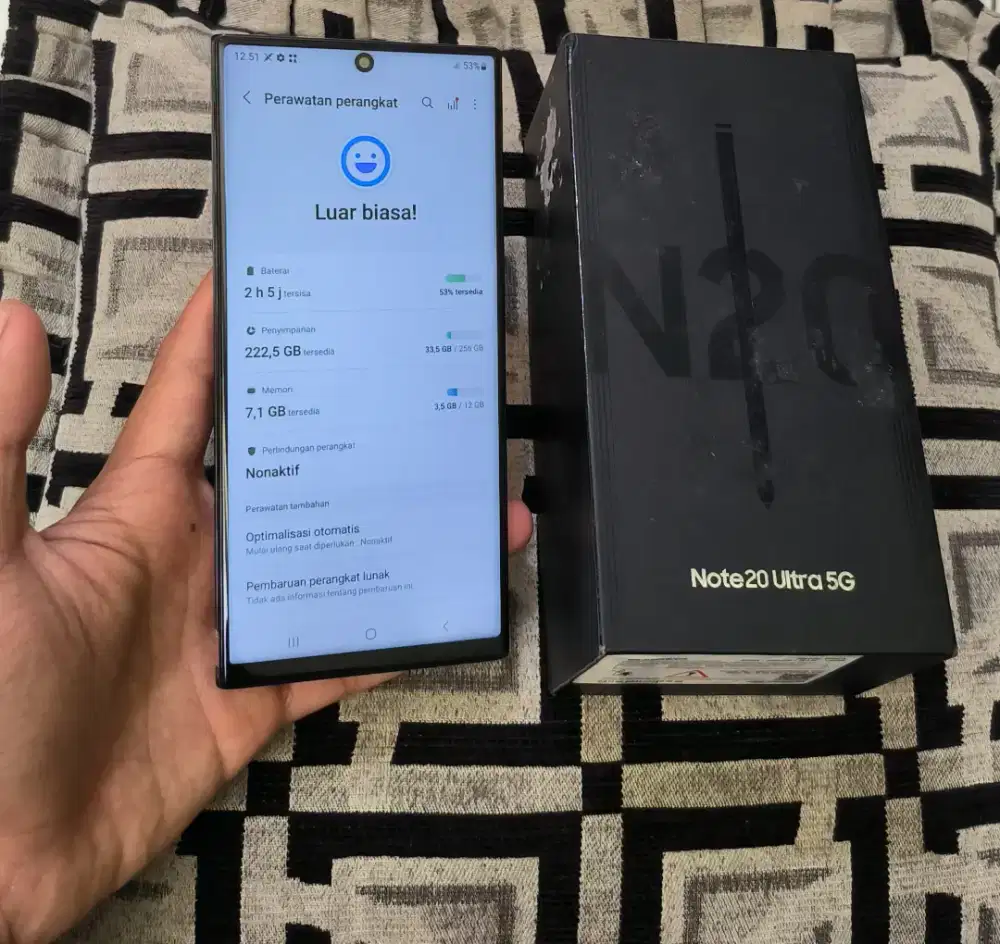 Samsung Note 20 Ultra Ram 12/256gb