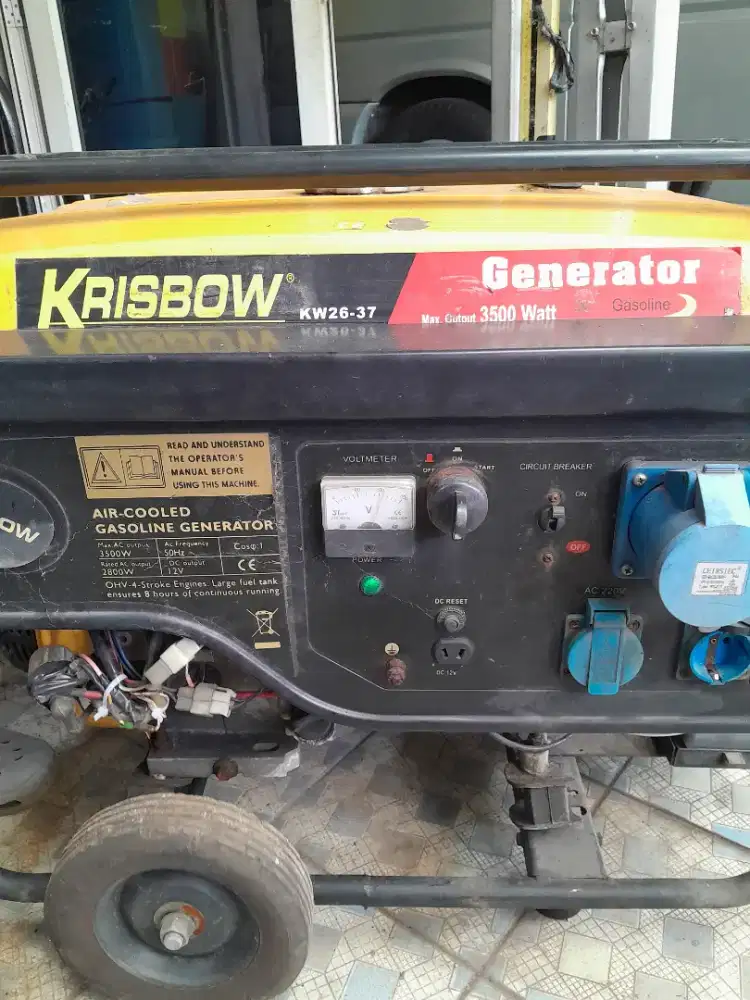 JUAL GENSET MERK KRISBOW 3500 WATT