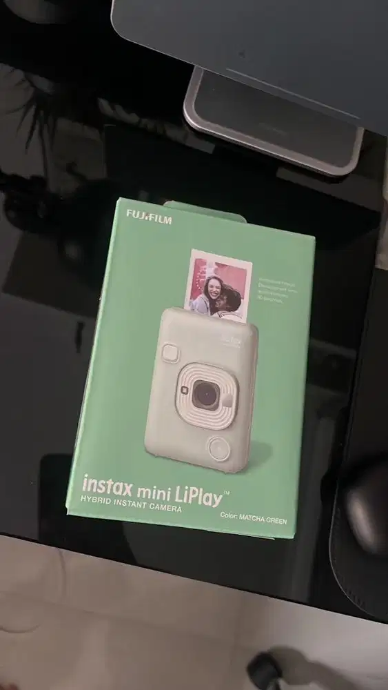 FUJIFILM Instax Mini Liplay Camera - Standard Package, Matcha Green