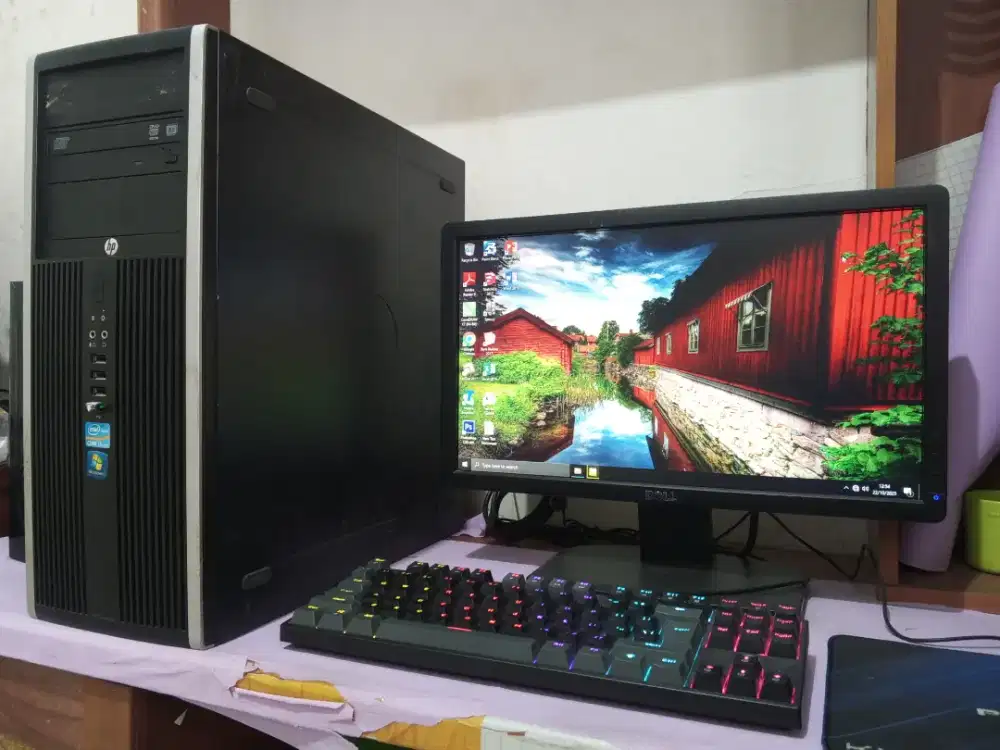 Pc editing intel core i5..ram 12gb..ssd..monitor 19inch