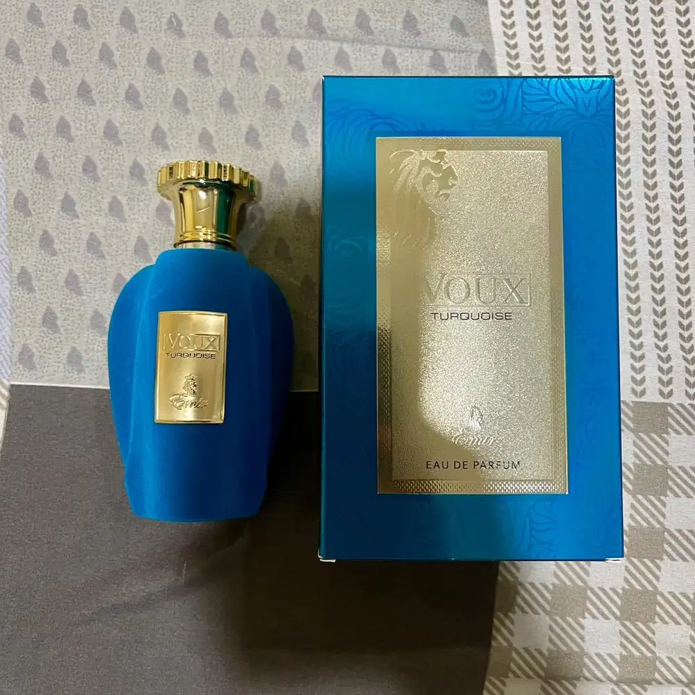 Parfum Emir Voux Turquoise EDP 100ml isi 95% sisa juice