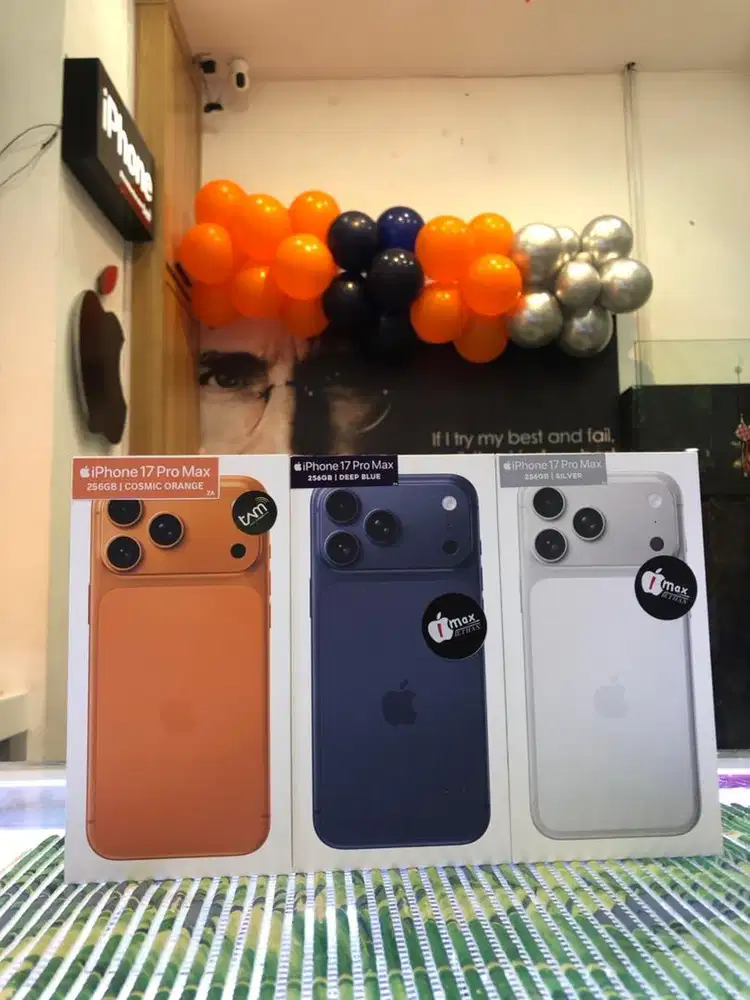 IPHONE 17 PRO MAX 256GB GARANSI RESMI PA/A