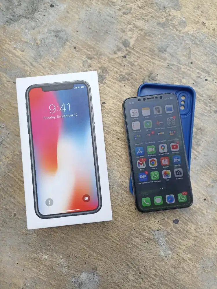 Dijual iPhone X 256gb Fullsett