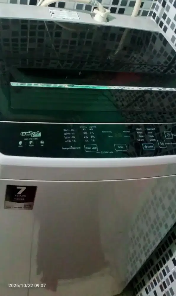 Mesin cuci aqua 1 tabung 7kg