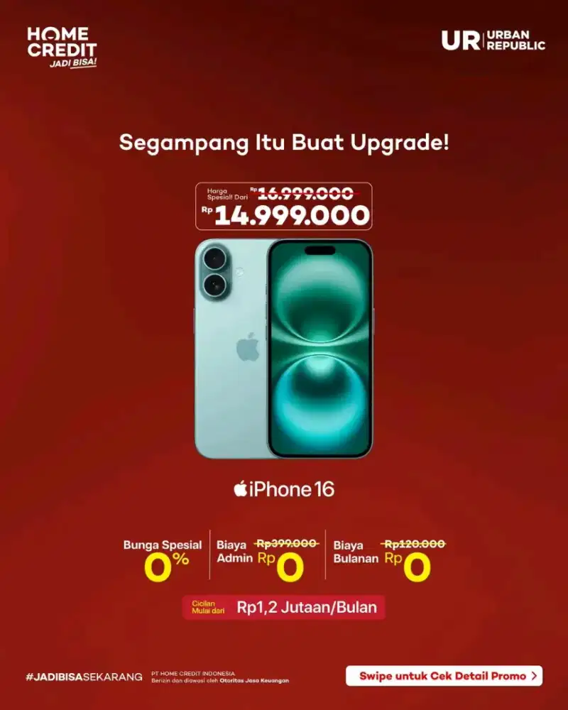 segampang itu dapatkan cicilan gadged  bunga 0%