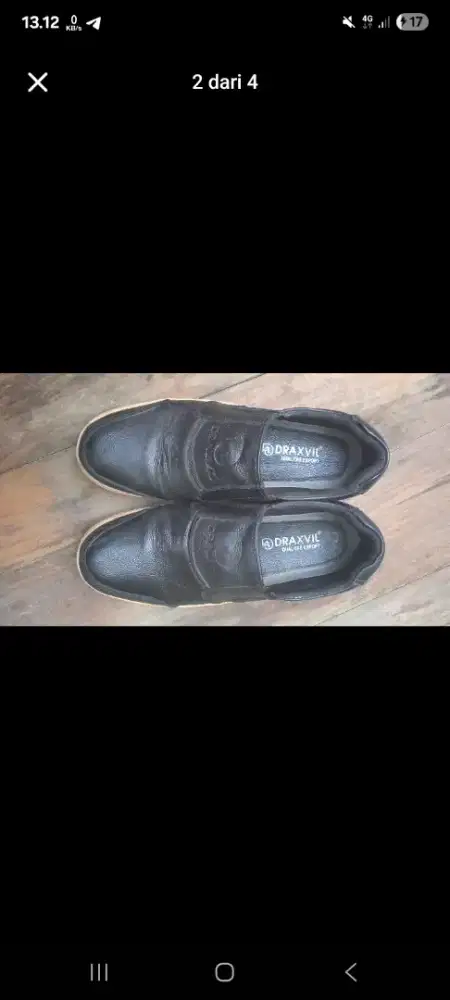 Sepatu kulit asli
