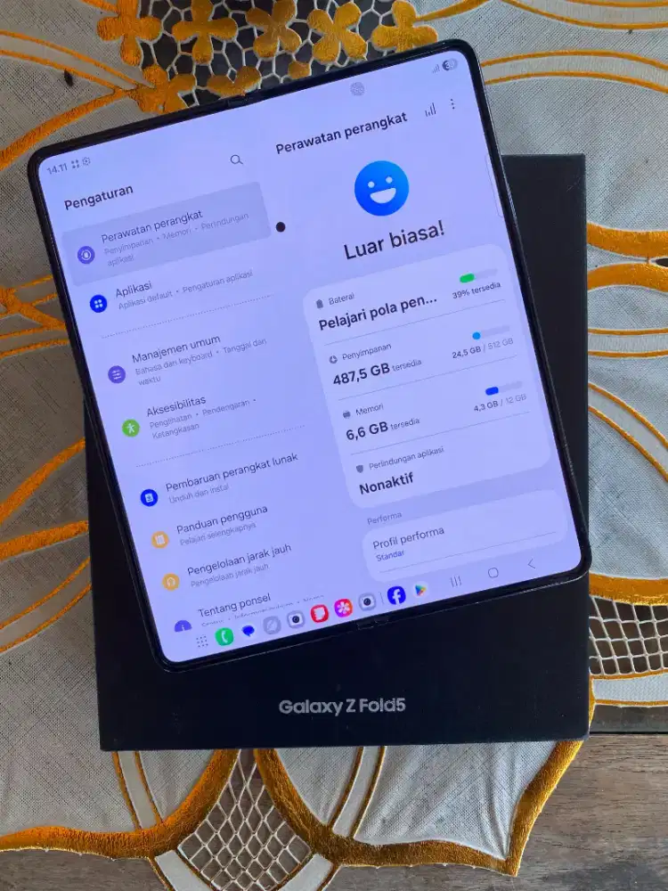 SAMSUNG GALAXY Z FOLD 5 5G Ram 12/512GB