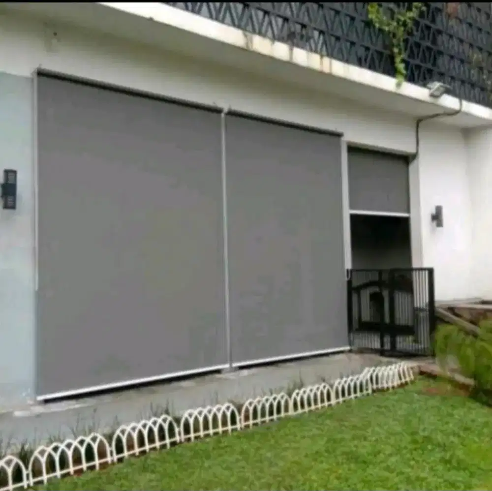 Roller blinds outdoor anti air