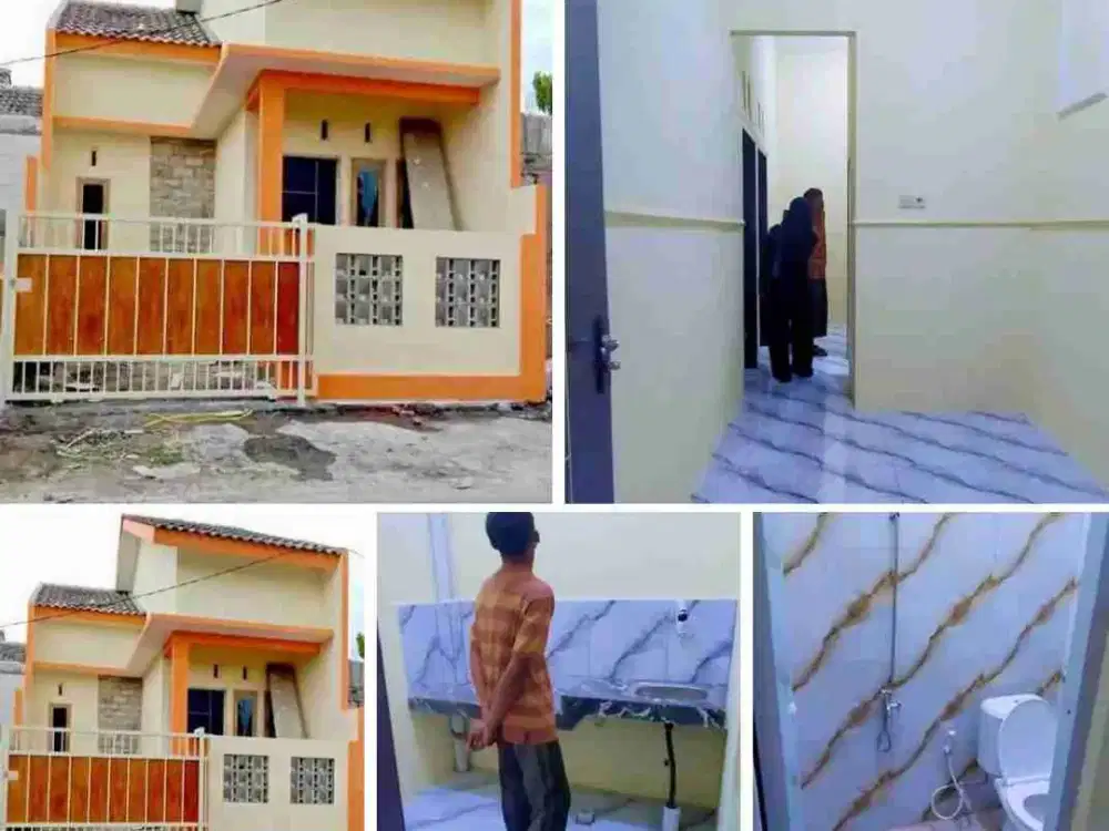 Rumah baru siap huni dekat nol jalan raya aspal Sukodono