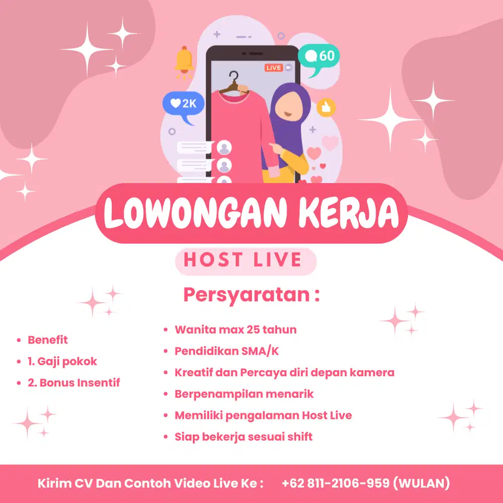 loker host live streaming