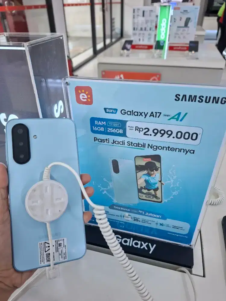 READY SAMSUNG A17 LTE 8/128 FREE TA 25WATT BARANG SEGEL BERGARANSI