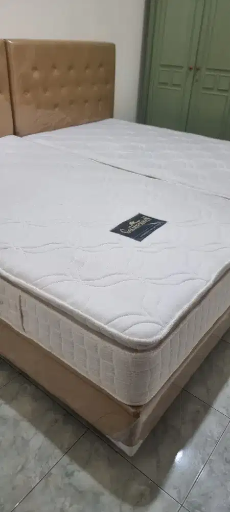 ranjang kasur bed semi latex bed enak tidur buat yg sakit pinggang